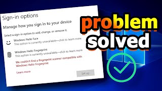 Ultimate Fix for Fingerprint Sensor Not Found on Windows 11 amp 10 – Enable Fingerprint in Easy Steps [upl. by Kcirredal]