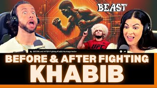 ONE OF THE BEST EVER FROM THE UFC Opponents BEFORE And AFTER Fighting Khabib Reaction [upl. by Eiznyl]