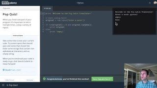 Codecademy Python  2  Flow Control [upl. by Ahcarb]