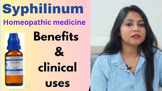 Syphilinum Homeopathic medicine uses in hindi  Complete drug picture  Syphilinum 30 uses in hindi [upl. by Ronnie]