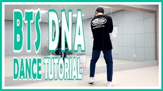 Dance Tutorial BTS  DNA Count  Mirrored 안무배우기 [upl. by Monaco]