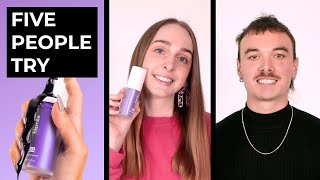 Purple Toning Toothpaste 5 People Try HiSmile Colour Corrector  HiSmile Review [upl. by Htebezile]