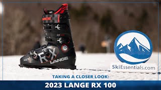 2023 Lange RX 100 Ski Boots Short Review with SkiEssentialscom [upl. by Kuth]