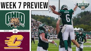 PREVIEW Ohio Football looks to improve to 20 in MAC play at Central Michigan [upl. by Hseham886]