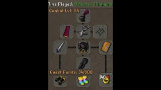 OSRS SKILLER LVL 34 Combat F2P Only  Quests Uniques  More [upl. by Beulah]