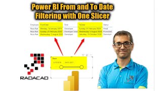 Power BI From and To Date Filtering with One Slicer [upl. by Ettelrahc]