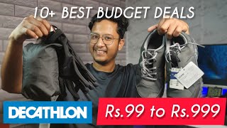 10 Best Budget Travel Products on DECATHLON  Rs99 to Rs999  datadock [upl. by Malcah]