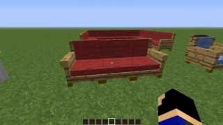 Minecraft Jammy Furniture Mod  152  Mod Review [upl. by Llerrod]