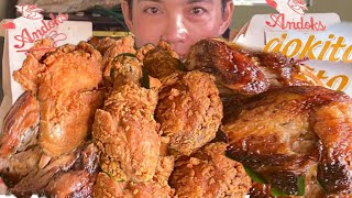 Andoks Mukbang  Lechon at Fried Chicken Mukbang  Filipino Food Mukbang Philippines [upl. by Marja]