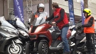 Essai Peugeot Metropolis par le public  Avantpremière [upl. by Ferneau]