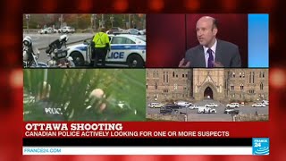 BREAKING  Ottawa shooting one gunman shot dead inside Parliament [upl. by Adniuqal]