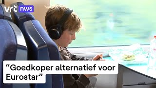 De eerste Eurocitytrein van Brussel naar Parijs is vertrokken [upl. by Booma]