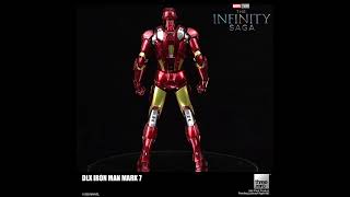 Marvel Studios The Infinity Saga DLX Iron Man MK7  threezero [upl. by Dot]