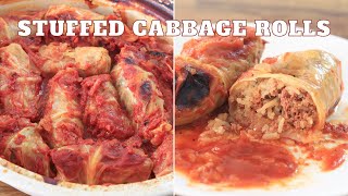 Stuffed Cabbage Rolls Recipe [upl. by Akirea]