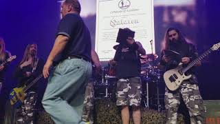 Sabaton Receives Awards from Michigans WW1 Centennial Commission in Grand RapidsMI [upl. by Yrrehs]