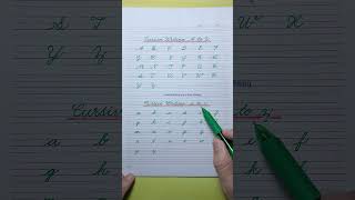 Cursive writing a to z  Cursive abcd  Cursive handwriting practice  Cursive writing abcd abcd [upl. by Yasu]