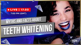 Live Myths and facts about teeth whitening [upl. by Fita477]