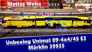 Unboxing Märklin 39935 Gleisstopfmaschine Unimat 094x44S E3 [upl. by Enehs]