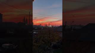 November Sunset 🌅 lugoj romania 2024 autumn [upl. by Ahsemac675]