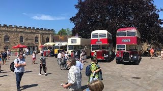 Taunton vintage bus festival 020624 [upl. by Ydnam]