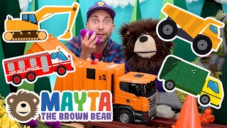 Trucks for Kids  Toddler Learning Video [upl. by Rehpotsirk]