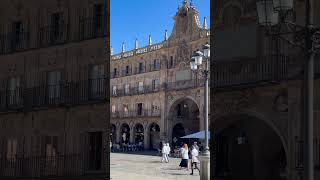 The most beautiful square in Spain Plaza Mayor de Salamanca [upl. by Akelam]