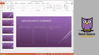 How to add text and text boxes to slides in PowerPoint 2013 [upl. by Loise]