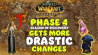 Massive Changes to Phase 4 Season of Discovery  New PvE  PvP event [upl. by Diego]