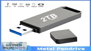 Metal Flash Drive USB Pendrive 2TB USB 31 Cle USB Pen Drive Review [upl. by Zerep]