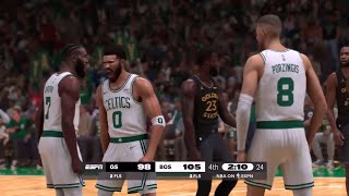 NBA 2K25 Gameday Mode  CELTICS vs WARRIORS FULL GAME HIGHLIGHTS [upl. by Tiffie663]