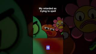 dyslexic explore foryou trending funny comedy gumball stupid dyslexia spelling special [upl. by Arsi]