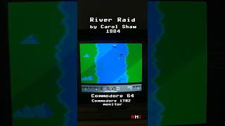 River Raid on Commodore 64 retrogaming commodore64 8bitcomputer [upl. by Klecka71]