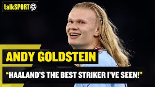 quotHaaland is THE BEST STRIKER to play in the Premier Leaguequot ⭐️ Andy Goldstein makes a BOLD CLAIM 🔥 [upl. by Lajib]