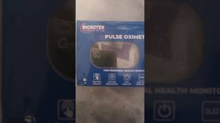 Unboxing of Microtek Pulse Oximeter oximeter health shorts ytshorts shortvideo youtube [upl. by Nwahsak515]