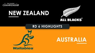 HIGHLIGHTS  NEW ZEALAND v AUSTRALIA  The Rugby Championship 2024 [upl. by Nidia514]