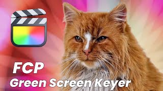 Using Green Screen Keyer in Final Cut Pro [upl. by Namsu]