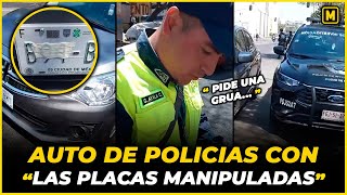 Pidiendo grúa para remolcar carro de Policía con placas MANIPULADAS [upl. by Fredette]