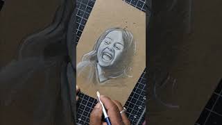 How to draw face Timelapse art artandvog potrait [upl. by Salvadore]