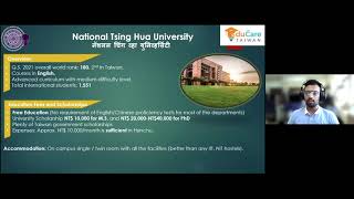 Webinar 61 Experience Sharing  PhD Student in NTHU  Mr Aniket Hase [upl. by Parris]