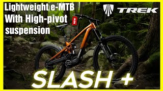 First look  2025 Trek Slash  brand new lightweight eMTB with High pivot suspension [upl. by Einnahc157]