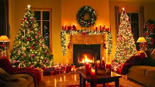 Top Christmas Songs Playlist 🎄 Instrumental Christmas Piano amp Relaxing Fire Sounds [upl. by Aket937]