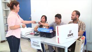 ONPE Aprende a sufragar con voto electrónico y voto convencional para la Segunda Elección 2016 [upl. by Walczak350]