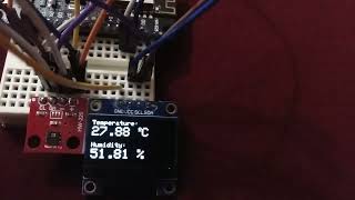 Demo ESP8266 NodeMCU with HTU21D Temperature amp Humidity Sensor [upl. by Snebur]