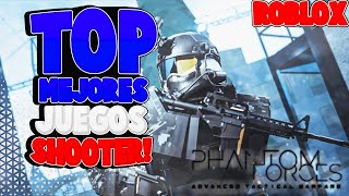 🏮Top 8 Mejores Juegos De Disparos en roblox Que te recomiendo 2022🏮 [upl. by Sharp]