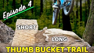 Thumb Bucket Ep 4 Building Wood and Rock Jumps [upl. by Sollows]