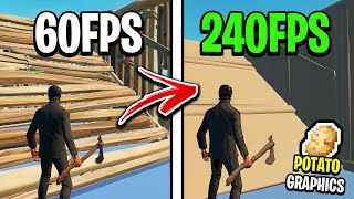 How to Get Potato Graphics in Fortnite Max FPS  0 Delay [upl. by Andros]