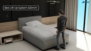 Ozone  Bed Lift Up System 520 MM  Installation Guide [upl. by Bazil]