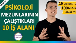 Psikoloji Bölümü Mezunu Ne İş Yapar  İş İmkanları ve Maaşları Nedir [upl. by Adur721]