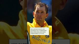 Did you know Ricky Ponting scored the most runs by a captain in World Cup finals rickyponting icc [upl. by Brie]