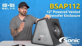 Compact Powerful and Easy to Install  Belva BSAP112 12quot Powered Subwoofer Enclosure [upl. by Ralyat]